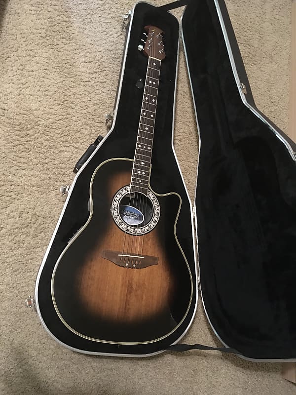 と*ん様 ★Ovation Celebrity エレアコギター CC157 楽器 Ovation CC157 Celebrity Eco Electric Acoustic Guitar Brown