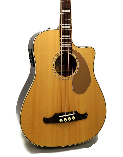 Fender kingman acoustic electric bass top