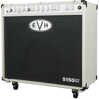 EVH 5150III 50-Watt Amplifier with 6L6 112 Power Tube and 12  Speaker, 120V, Ivory image 5