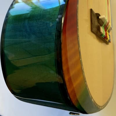 Smiger ARS-18-24 Premium Arm-rest colorful 24" Concert Ukulele with Solid Spruce Top image 3