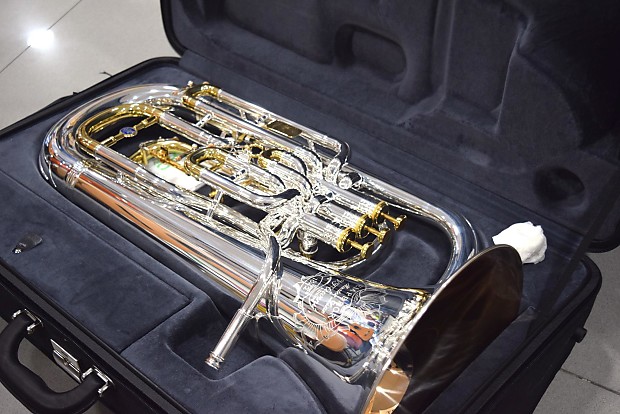 Euphonium V.F Cerveny Emperor Master Line VFC EP8566RS Silver Reverb