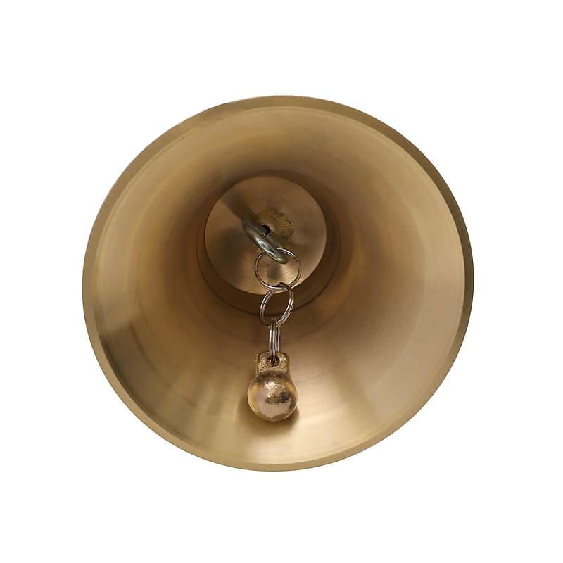 Tdock Super Loud Solid Brass Hand Call Bell, 3.15 inch