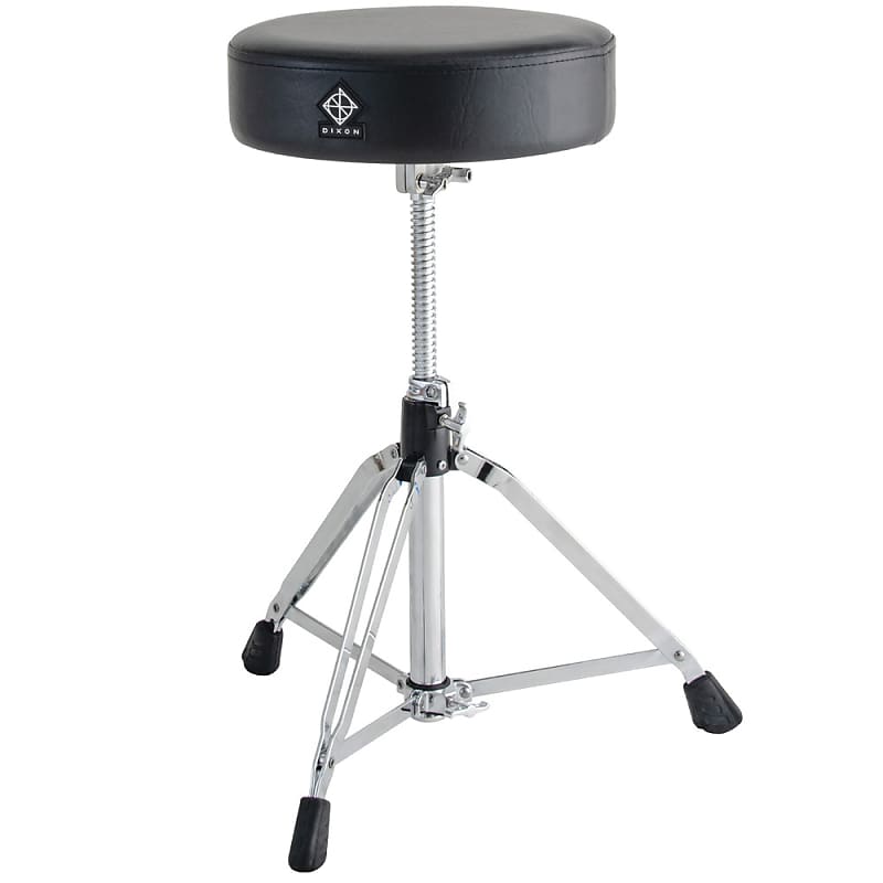 Dixon 90-Series Heavy Duty Double-Braced Round Throne 13" Black Vinyl (PSN9) image 1