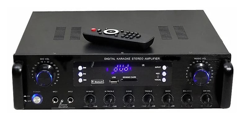 MR DJ AS305 Hybrid Amplifier Built-in Bluetooth USB/SD Card Reader AM/FM Tuner  			