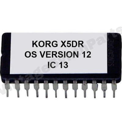 Korg X5DR – Version 12 Upgrade Firmware OS Update for X5-DR Rom Eprom