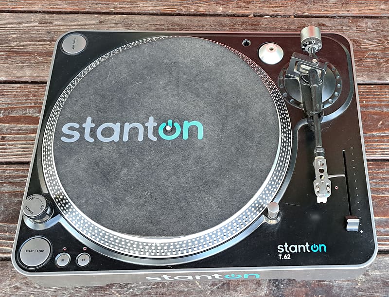 Stanton T.62 M2 Direct Drive Turntable - Black | Reverb