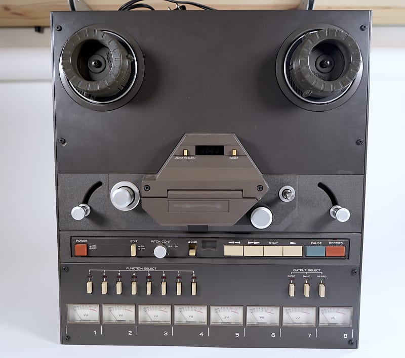 TASCAM 38 1/2" 8-Track Reel to Reel Tape Recorder image 1