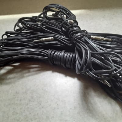 16 Gauge 1/4" Speaker / Monitor Cables Lot #3 – Comes with 40 & 50 Ft cables - (*4 Lots Available*) image 1