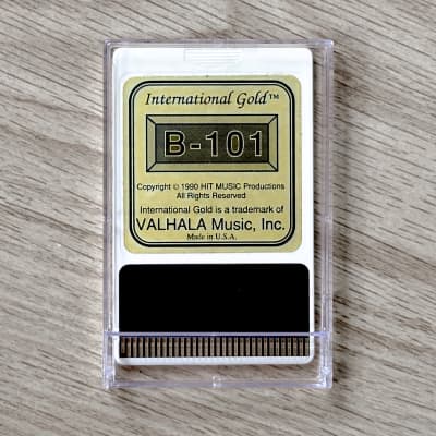 Valhala Korg M1 / M1R / M1Rex Voice ROM Data Card // B-101 International Gold // RARE FIND!