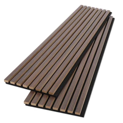 Acoustic Slat Wood Wall Panels  Luxury Noise-Reducing Wall Paneling