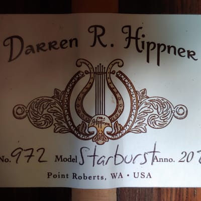 2020 Darren Hippner Humphries Millenium Style Brazilian Rosewood Concert Classical Guitar image 7