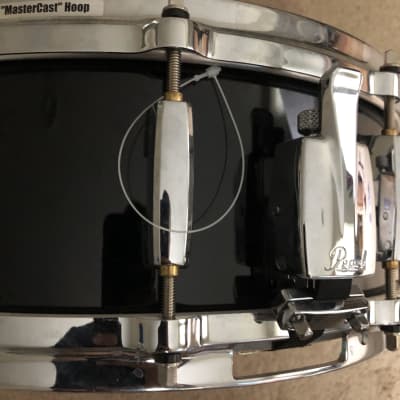 Pearl 14”x5.5” Masters Custom MMX snare drum Piano Black image 3