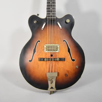 1963 Gretsch 6070 Country Gentleman Vintage Hollowbody Bass Guitar image 1