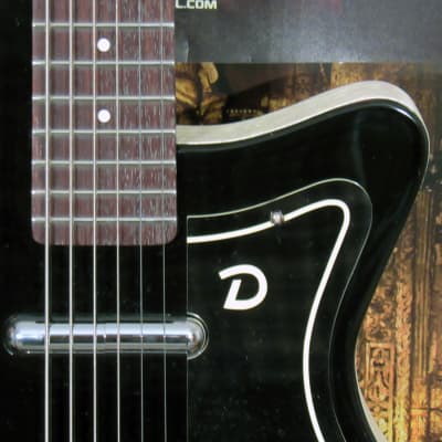 Danelectro '56 Baritone Electric Guitar -  Black w\Gig Bag image 9
