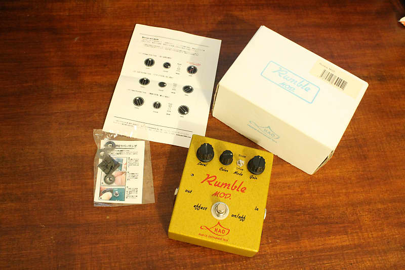 【美品】HAO rumble mod.オーバードライブ HAO Rumble Mod Ultimate Overdrive Dumble Style Variant | Reverb