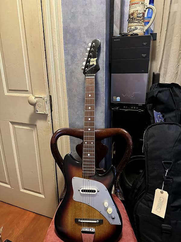 Kent Electric guitar 60s Sunburst Reverb