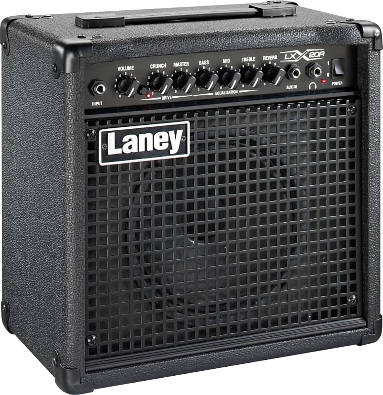 20 Watt 1x8 Driver Electric Bass Guitar Combo Amp Amplifier Cabinet AUX  Black