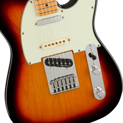Fender Player Plus Nashville Telecaster Electric Guitar. Maple Fingerboard, 3-Color Sunburst image 4