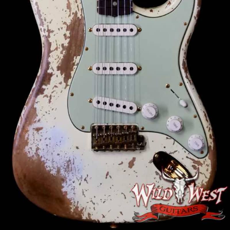 Photos - Guitar Fender    Custom Shop Wild West Guitars 25th Annivers... Vintage White  2024