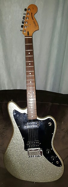 Squier by Fender JMQ Jagmaster Used Maple Neck Silver