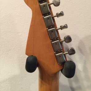 Tokai AST-62 Stratocaster Black Slab Board 1985 MIJ w/Original Fender 80's Hard Case image 2
