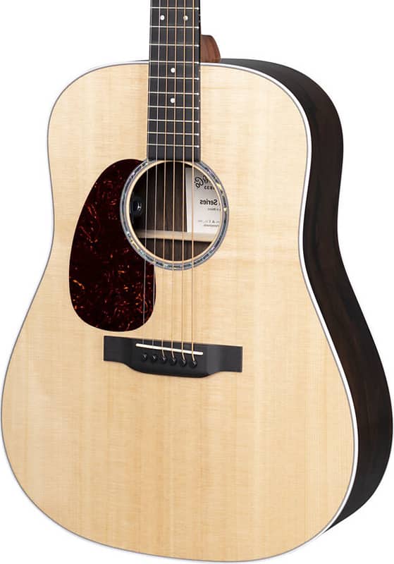 Martin D-13E Ziricote Left-Handed Acoustic-Electric Guitar, Natural w/ Soft Case image 1