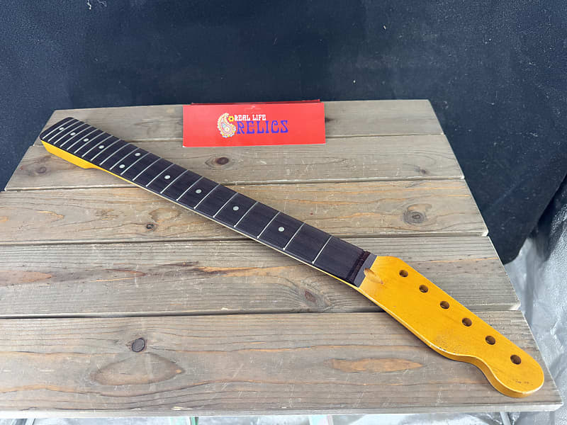 Real Life Relics Allparts “Licensed by Fender®” TRO-C-MOD Replacement Neck for Telecaster® Vintage Tint Nitro image 1