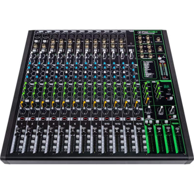 Mackie ProFX16v3 16-Channel Sound Reinforcement Mixer with Built-In FX + 32' 8 Channel Box XLR Cable Snake image 3