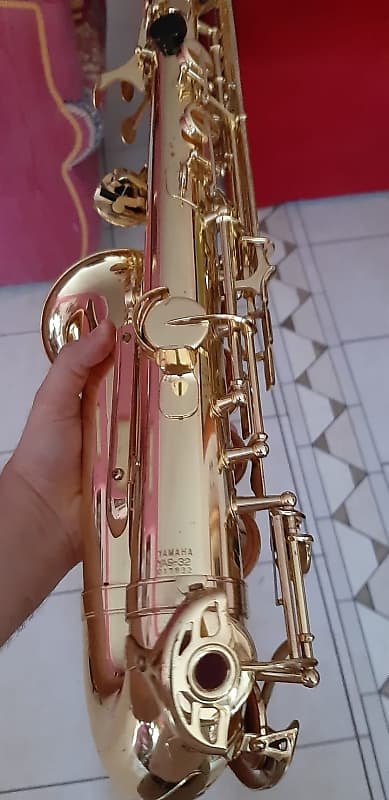 Early 80's Yamaha YAS 32 alto saxophone purple logo! sax Early 80's Yamaha YAS 32 alto saxophone purple logo! sax