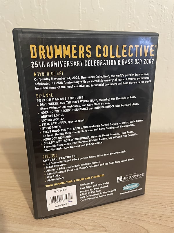 Hudson Music Drummers collective 25th anniversary and Bass day DVD/CD combo  2002