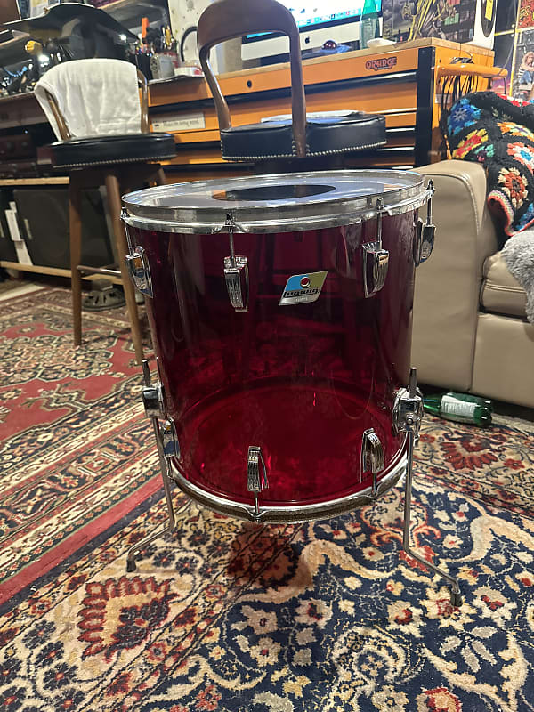 ludwig vistalite floor tom