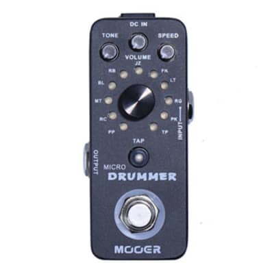Mooer Micro Drummer 11 genres / of 11 patterns of 121 drumbeats built-in tap tempo Free US Shipping image 2