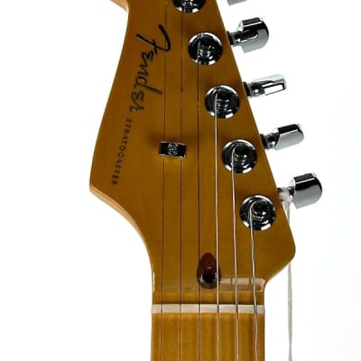 Fender American Ultra Stratocaster® Left-Hand, Maple Fingerboard, Texas Tea image 6