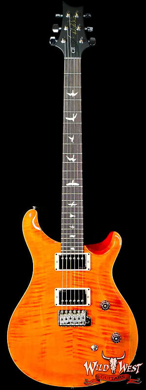 Paul Reed Smith PRS Wild West Guitars 2023 Special Run CE 24 Painted Black Neck 57/08 Pickups Orange image 1