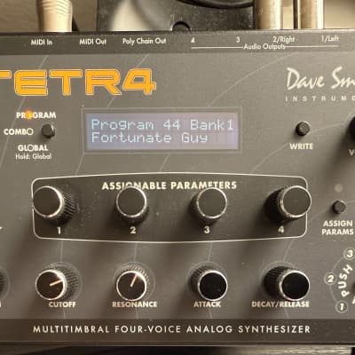Dave Smith Instruments Tetra Desktop 4-Voice Polyphonic Synthesizer 2009 - 2016 - Black