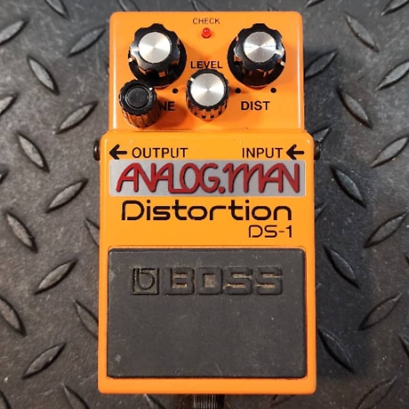 Boss DS-1 Distortion Modded Analogman Pro/Midrange Knob Mod Taiwan Mids