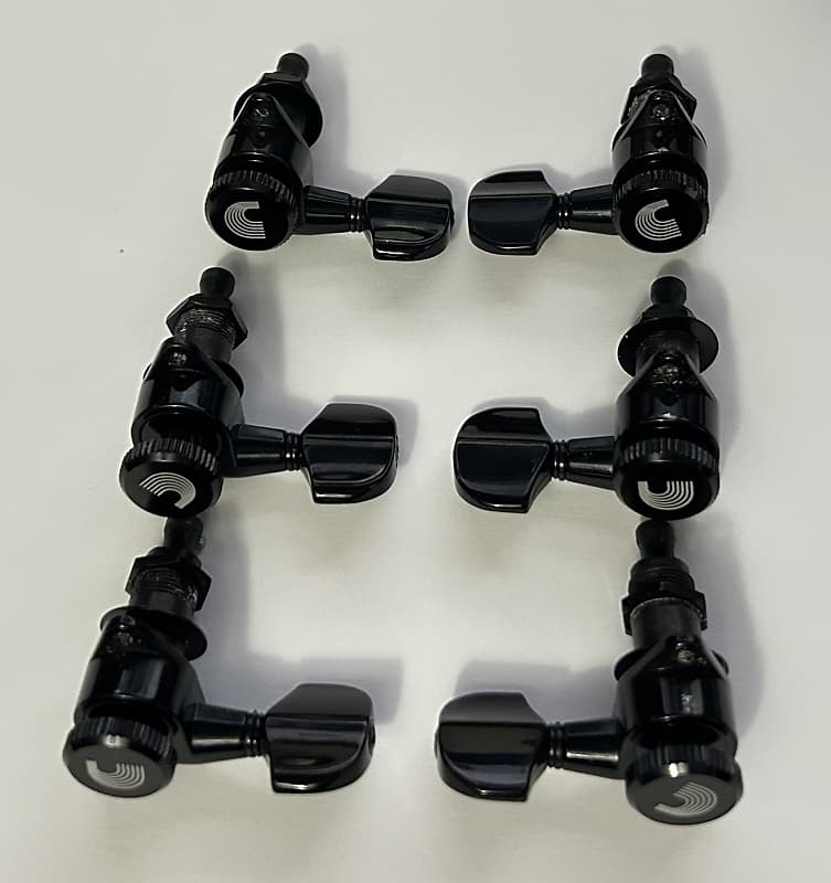D’addario Waves Locking Tuners 3x3 2010s Black Reverb
