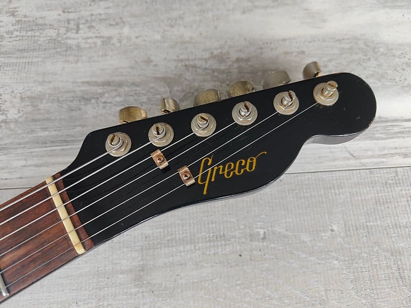 1982 Greco Japan TL-800 Telecaster (Black & Gold) | Reverb