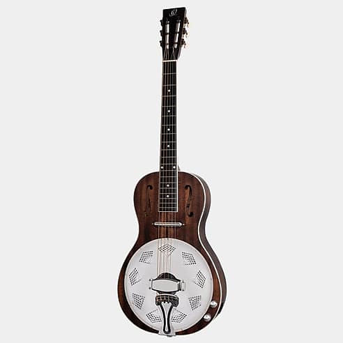 Ortega Americana Series Resonator Guitar, Parlor Body, Mahogany