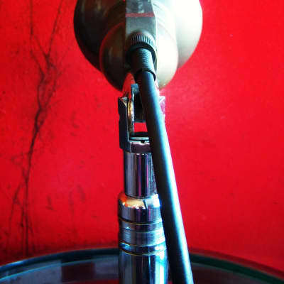 Vintage RARE 1940's RCA MI-6206-G RCA Aero pressure dynamic microphone w baffle, RCA stand & mic manual image 8