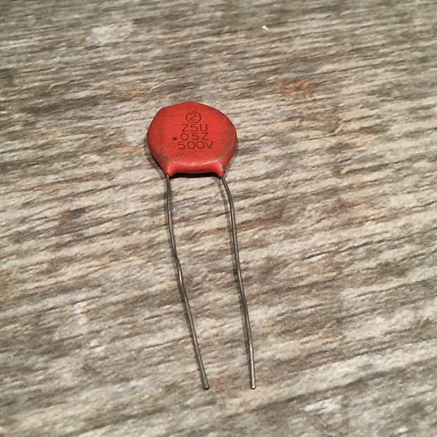 人気商品 Red Dime .05 Vintage Capacitor FENDER Precision Bass & Jazz その他