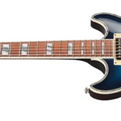 Ibanez AR520HFM Hollowbody Electric Guitar, Light Blue Burst image 2