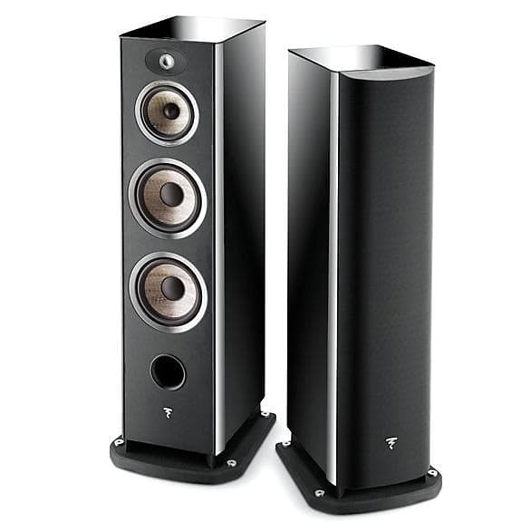 Focal Aria 948 3-Way Bass Reflex Floorstanding Speaker - Pair (Black) image 1