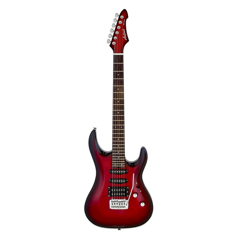 Aria Pro II Electric Guitar Metallic Red Shade image 1