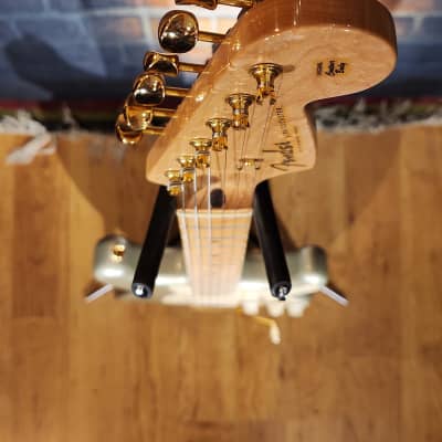 Fender 1997 Custom Shop Stratocaster 1958 Reissue Inca Silver Gold Hardware w/COA-Original Tweed Hard Case image 7