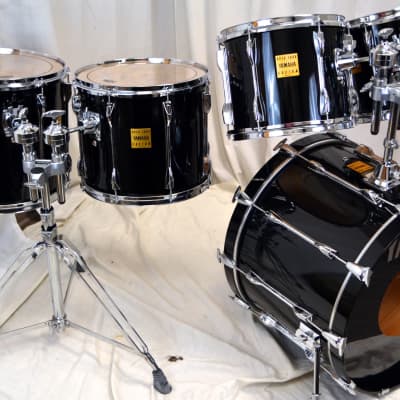 Yamaha 22/10/12/14/16" Rock Tour Custom Drum Set - Black image 2