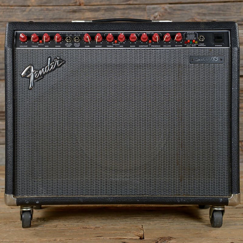 Fender	Stage 185 2-Channel 150-Watt 1x12" Solid State Guitar Combo	1988 - 1992 image 1