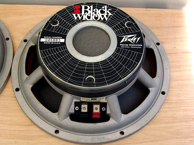 Vintage 1970s Peavey Black Widow 1201 12 Speakers Pair