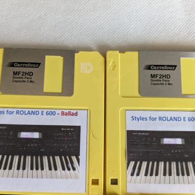 Roland E600 Keyboard Floppy Disk Styles Collection image 8