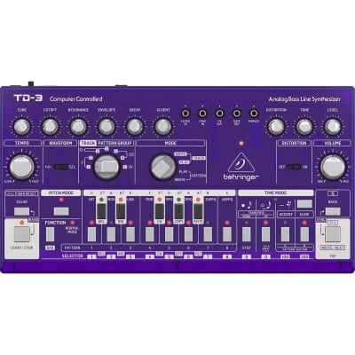 Behringer TD3-GP Grape Translucent Analog Bass Synth